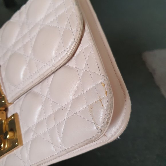 Soft Pink Dioraddict Leather Bag - Picture 12 of 14